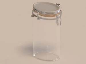 Стеклянная коробка 2 3D Модель