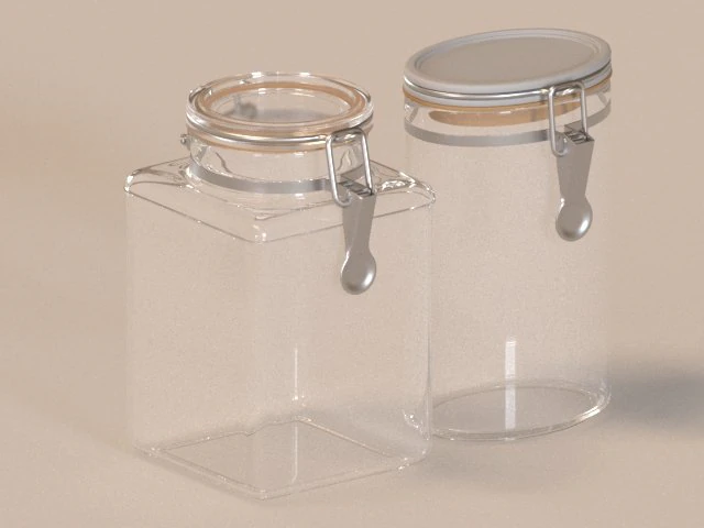 Glass Boxes 3D Model .c4d .max .obj .3ds .fbx .stl .blend