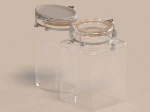 Glass Boxes 3D Model