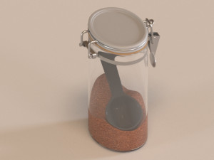 Coffee Jar Modello 3D