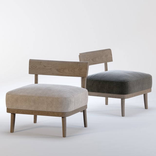 Casamania HormCHERISH LOUNGE 3D Модель .c4d .max .obj .3ds .fbx .stl .blend 