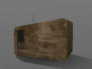 Stilize retro TV 3D Model