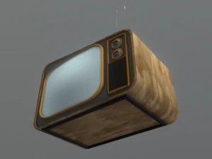 Stilize retro TV 3D Model