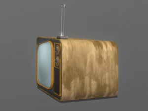 Stilize retro TV 3D Model