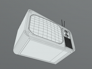 Stylized retro TV Modelo 3D