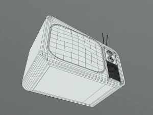 Stilize retro TV 3D Model