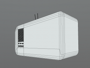 Stylized retro TV Modelo 3D