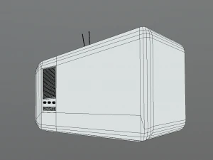 Stilize retro TV 3D Model