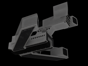 Spacecraft Low-poly 3D Модель