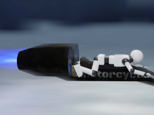 Soace motorcycle 3D 模型