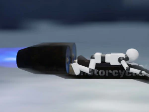 Soace motorcycle 3D Model