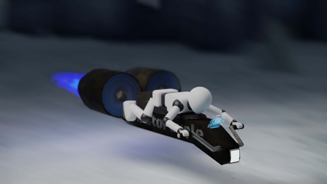 Soace motorcycle 3D 模型 .c4d .max .obj .3ds .fbx .stl .blend 