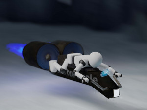 Soace motorcycle 3D-Modell