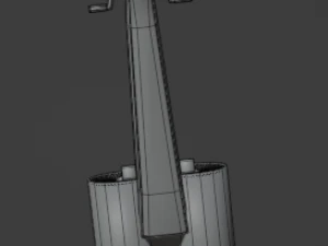 Soace motorcycle 3D Model