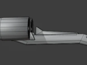 Soace motorcycle 3D Model