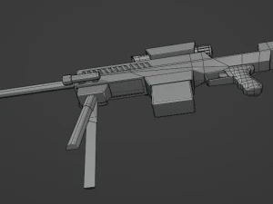 Sniper 3D Model