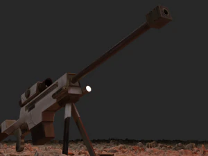 Sniper 3D Model