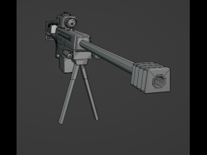 Sniper Modelo 3D