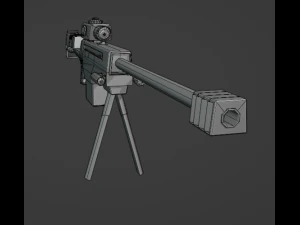 Sniper 3D Model