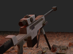 Sniper Modelo 3D