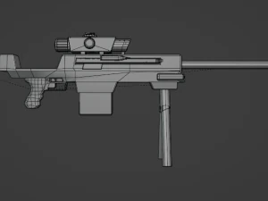 Sniper 3D Model