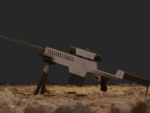 Sniper Modelo 3D