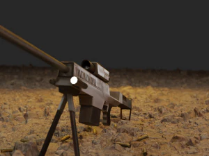 Sniper 3D Model
