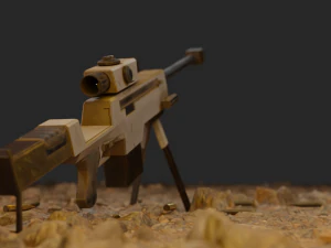 Sniper 3D Model