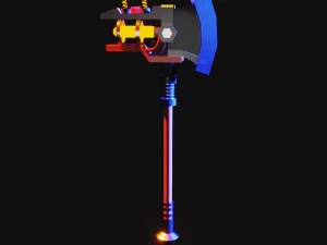 Topór z Fortnite Model 3D