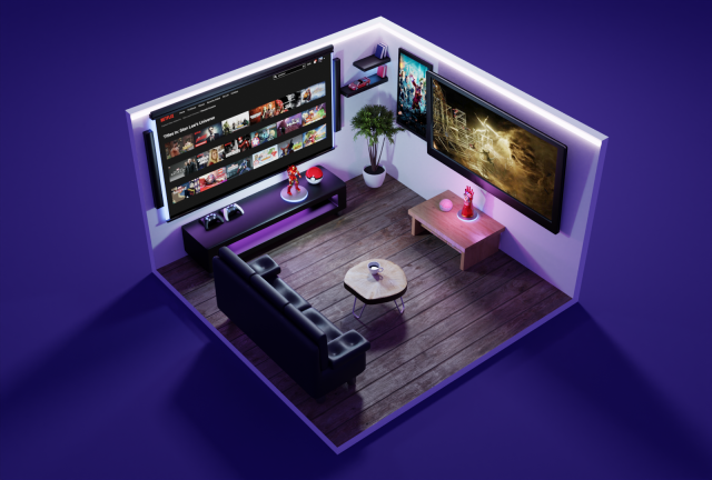 Dream room 3D 模型 .c4d .max .obj .3ds .fbx .stl .blend 