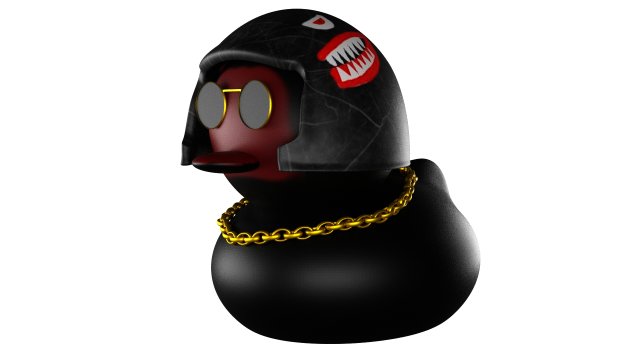 Gangster duck 3D मॉडल .c4d .max .obj .3ds .fbx .stl .blend 