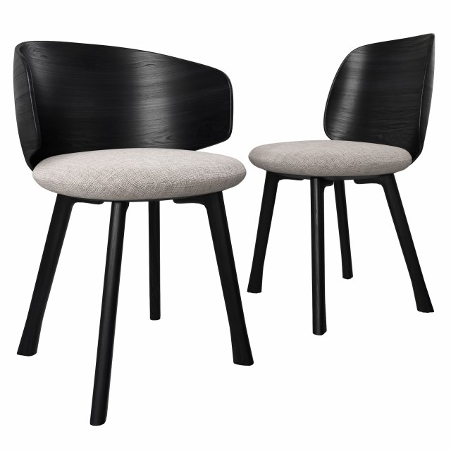 Chair with integrated cushion By MDF Italia 3D 모델 .c4d .max .obj .3ds .fbx .stl .blend