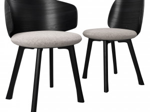 Chair with integrated cushion By MDF Italia 3D 模型