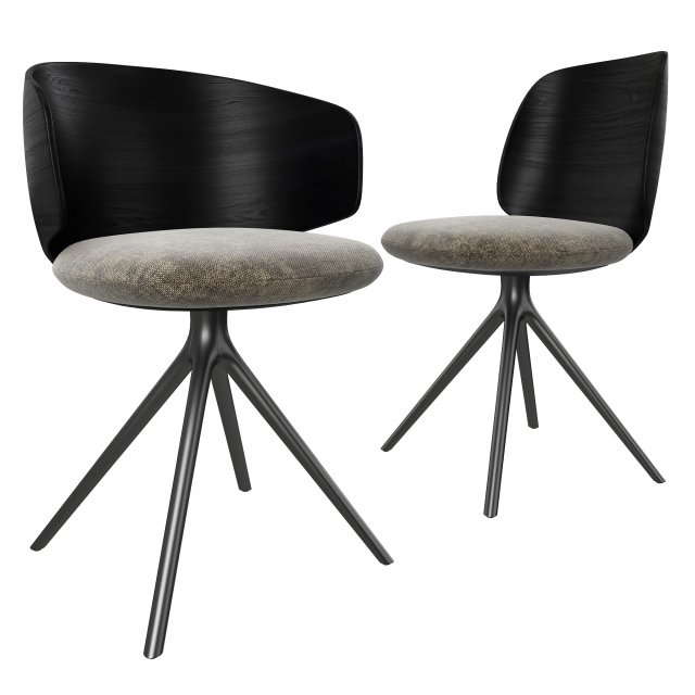 Chair By MDF Italia 3D Model .c4d .max .obj .3ds .fbx .stl .blend 