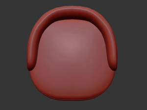 Akiko armchair 3D मॉडल
