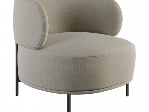 Akiko armchair 3D Model