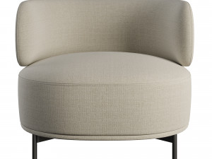 Akiko armchair 3D मॉडल