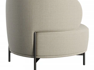 Akiko armchair 3D Model