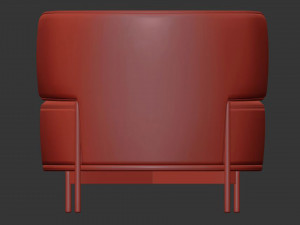 Akiko armchair 3D मॉडल