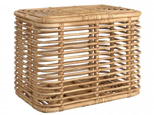 Pojemnik na kosz z włoskiego rattanu z rattanu francuskiego, lata 60. XX wieku Model 3D