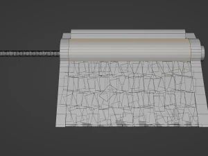 &Eacute;p&eacute;e Shibuki NARUTO Modèle 3D
