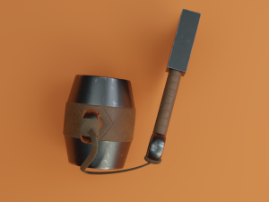 Kabutowari Sword NARUTO Modello 3D
