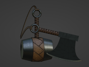Kabutowari Sword NARUTO Modello 3D