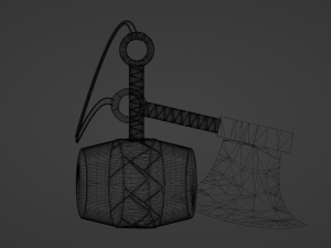 Kabutowari Sword NARUTO Modello 3D