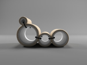 Tube chair 3D Model