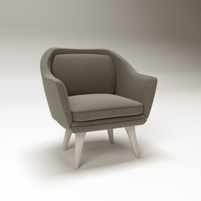 Modern arm chair 3D मॉडल .c4d .max .obj .3ds .fbx .stl .blend