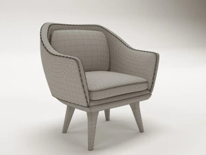 Modern arm chair 3D Model