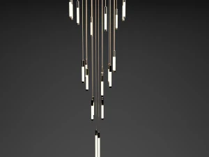 FLUX HELIXES By Haberdashery lamp 3D Model