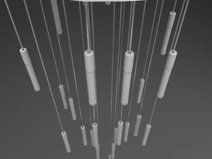 FLUX HELIXES By Haberdashery lamp 3D Model