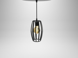 Hi Tech Lamp Model 3D